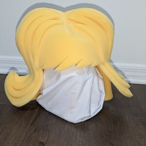 Foam Party Hat Yellow Wig Costume Prop